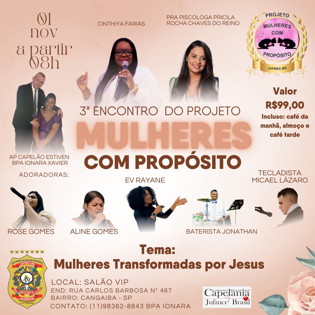 3° Encontro do Projeto Mulheres com Propósito 